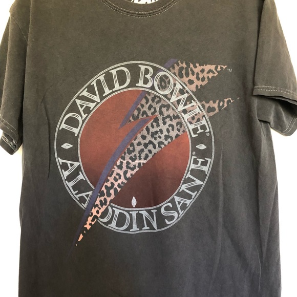David Bowie Aladdin Sane Destroyed Tee Shirt - Picture 4 of 4